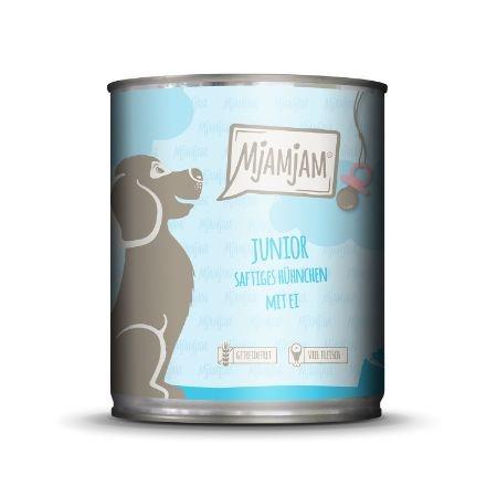 MJAMJAM PERRO JUNIOR POLLO JUGOSO CON HUEVO 800GR