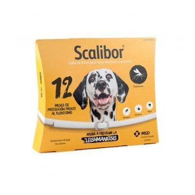 COLLAR ANTIPARASITOS SCALIBOR 65CM PARA PERROS