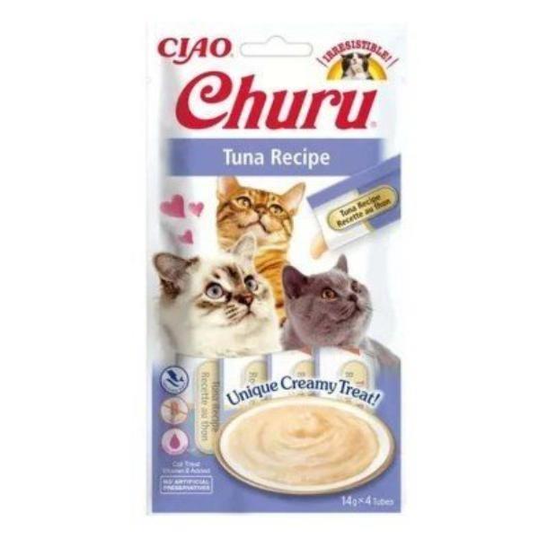 CHURU CAT RECETA ATUN 4X14GR