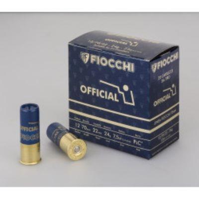 CARTUCHO FIOCCHI OFFICIAL TRAP 24G CAL.12 P7.5