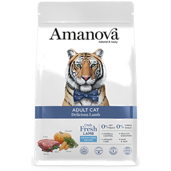 PIENSO GATO AMANOVA ADULT CAT GRAIN FREE DELICIOUS LAMB 1.5KG