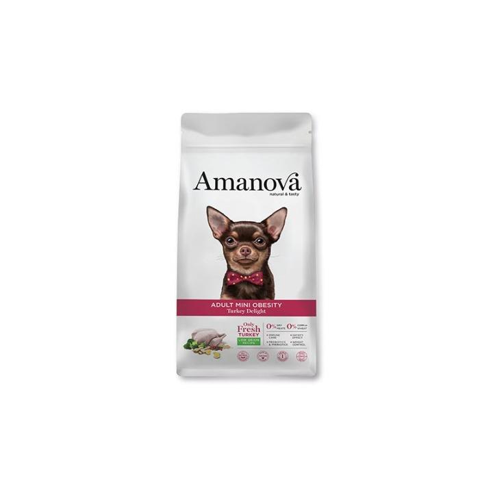 PIENSO PERRO AMANOVA DOG MINI OBESITY TURKEY LOW GRAIN 2KG