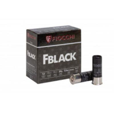 CARTUCHO FIOCCHI F BLACK TRAP 24GR PLOMO 7.5 CAL.12/70/16