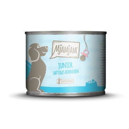 MJAMJAM PERRO JUNIOR POLLO JUGOSO CON HUEVO 200 GR