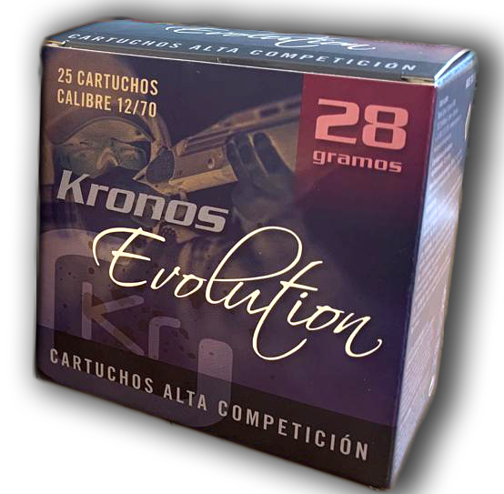 CARTUCHO KRONOS EVOLUTION 28GR PLOMO 8 CAL.12/70