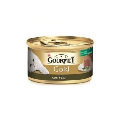 GOURMET GOLD MOUSSE CON PATO Y ESPINACAS 90GR